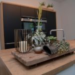 keuken interieur met planten