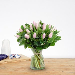 tulpenboeket rose